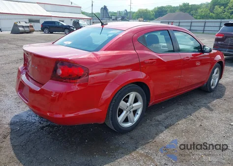 2013 Dodge Avenger Se z USA, uszkodzony, nr VIN 1C3CDZAB7DN538102